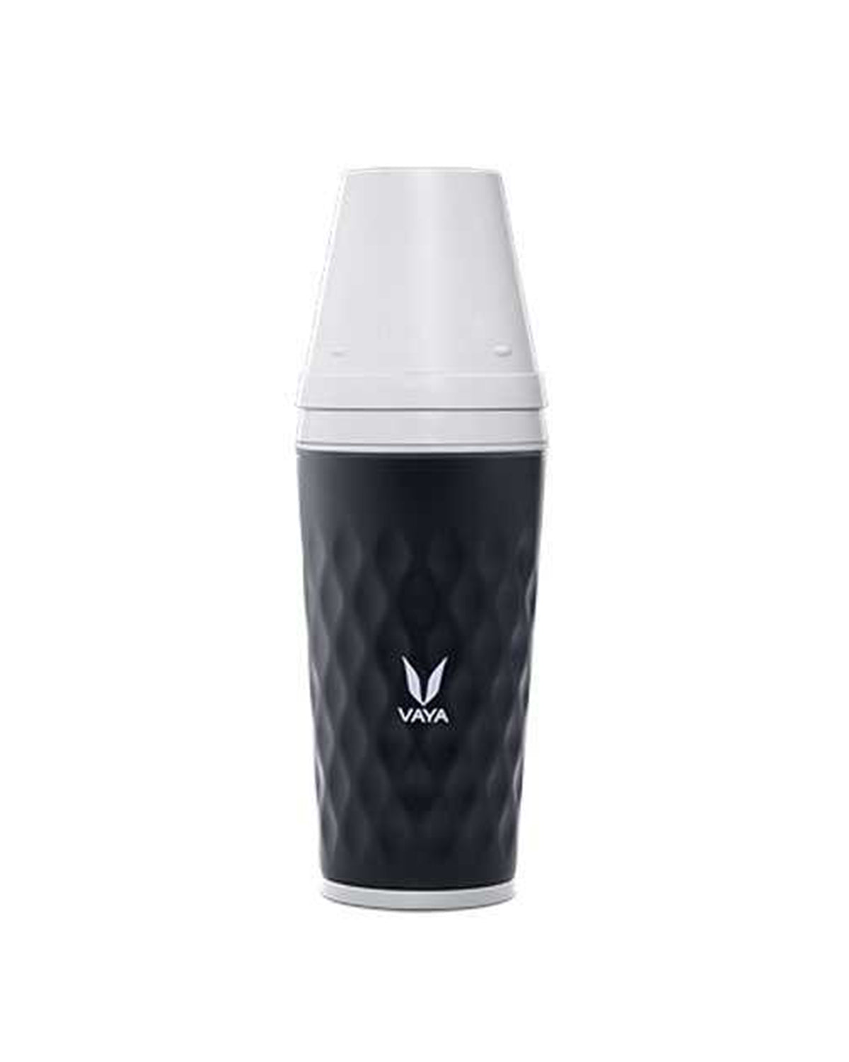 Vaya Drynk - 11.8 Fl.oz - Black - With Gulper Lid + 2 Cups