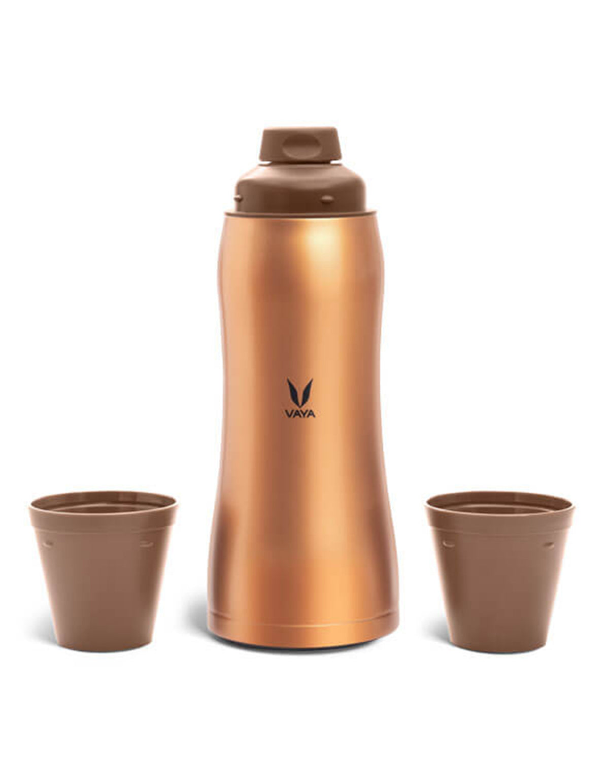 Vaya Drynk - 30.4 Fl. Oz - Saffron - With Gulper Lid + 2 Cups