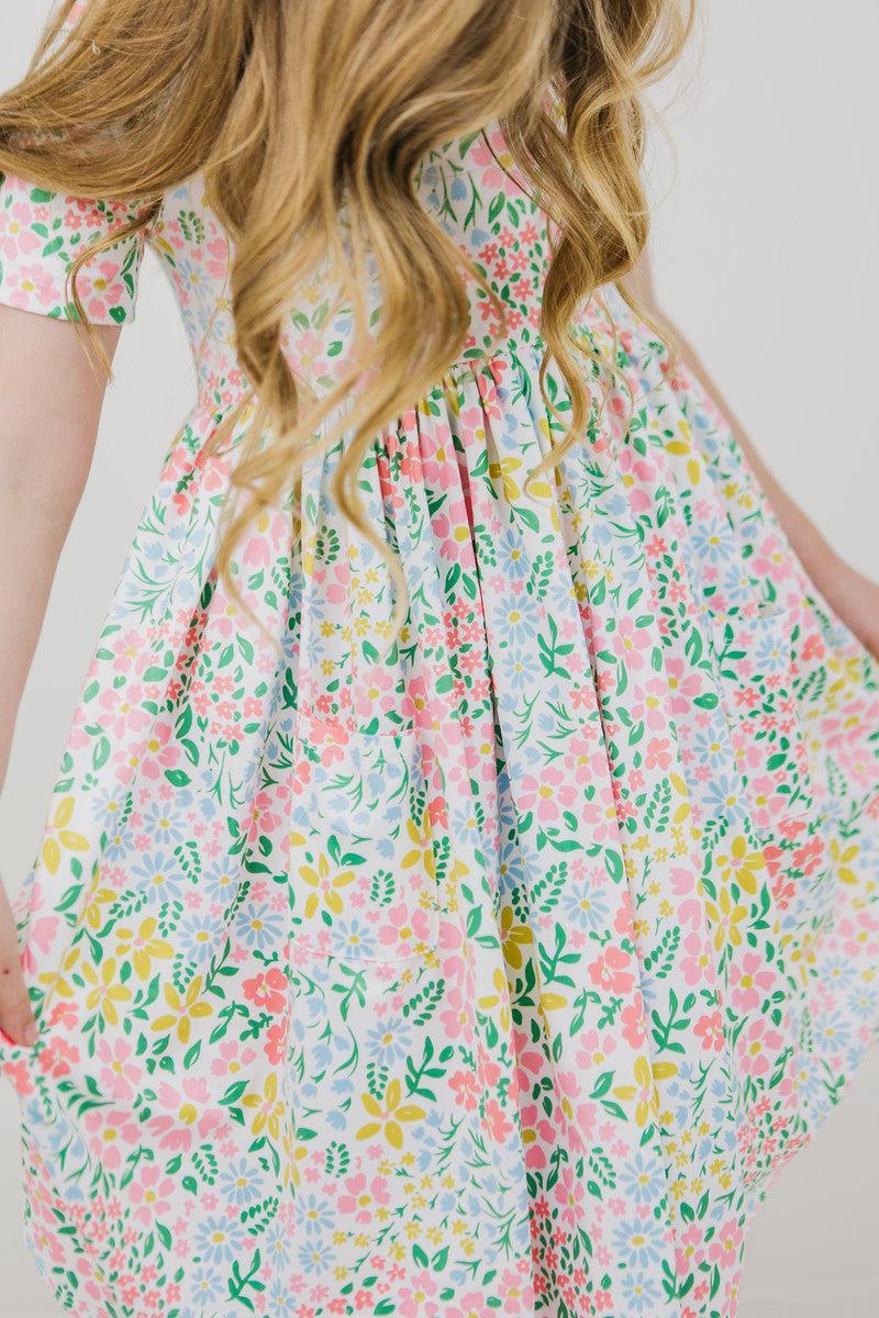 Daffodils S/s Pocket Twirl Dress