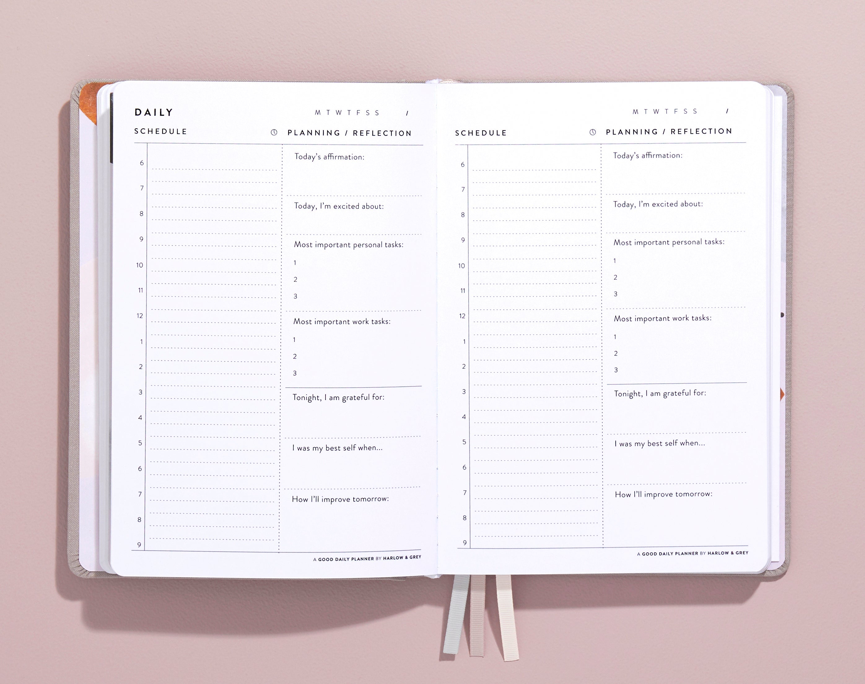 A Good Daily Planner (6-months Undated)