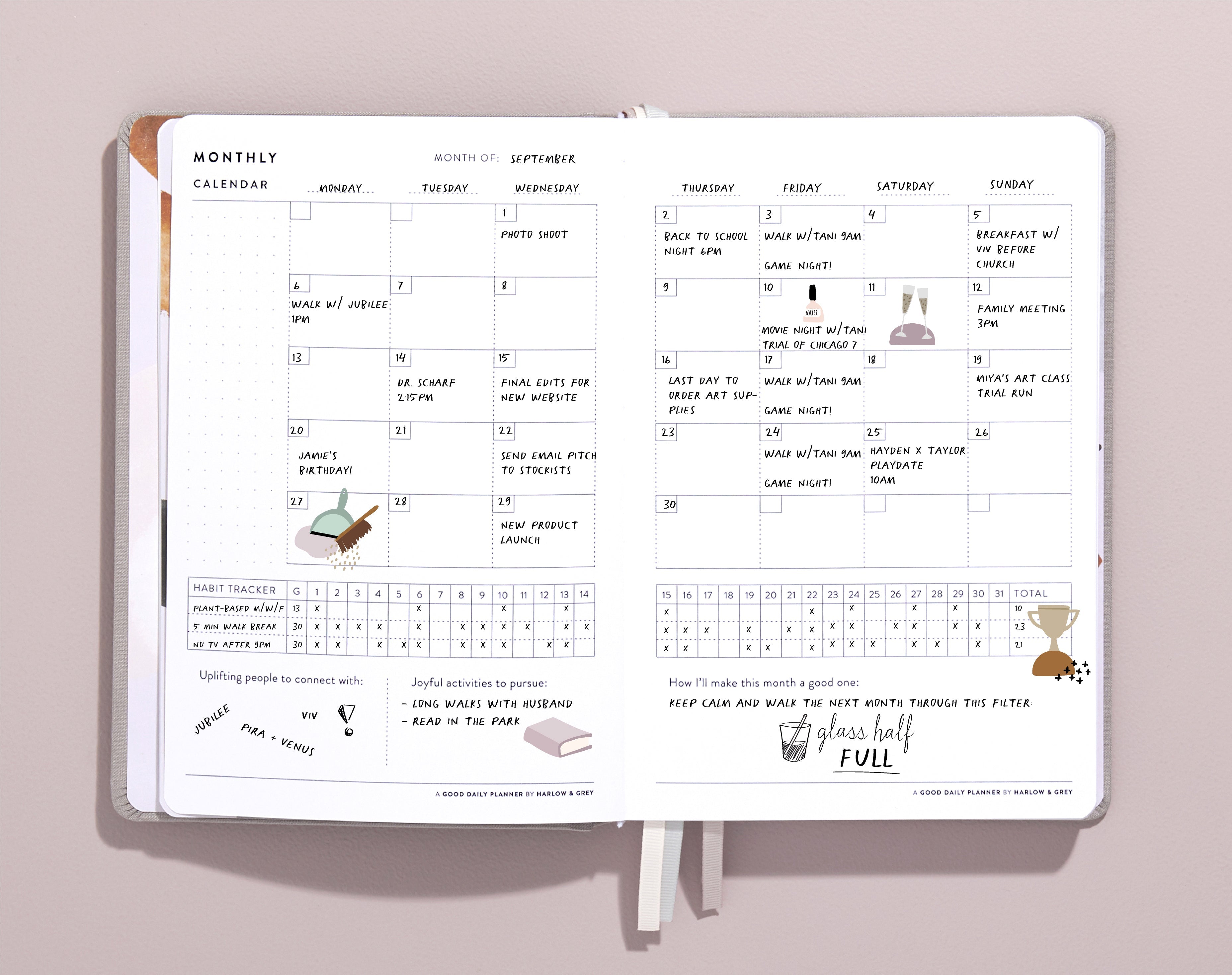 A Good Daily Planner (6-months Undated)
