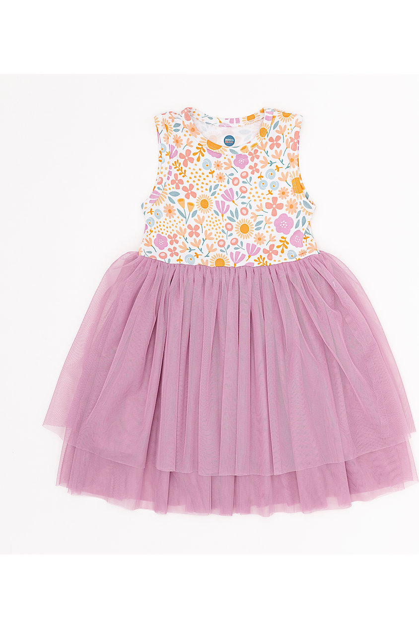 Bamboo Tulle Dress - Darling Spring Daisy