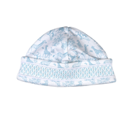 Bsf-415 Blue Baby Safari Hand Smock Beanie