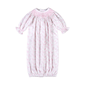 Bsf-519 Pink Baby Safari Hand Smock Bishop Gown