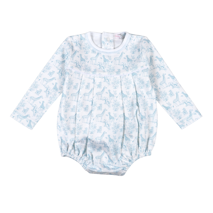 Bsf-030 Blue Baby Safari Pima Bubble