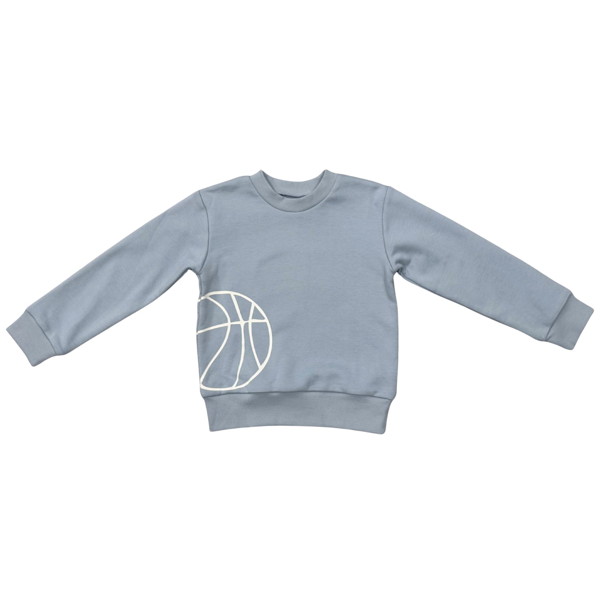 Boys Dario Graphic Sweatshirt In Blue Fog
