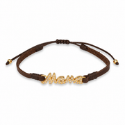Mama Caramel Leather Bracelet