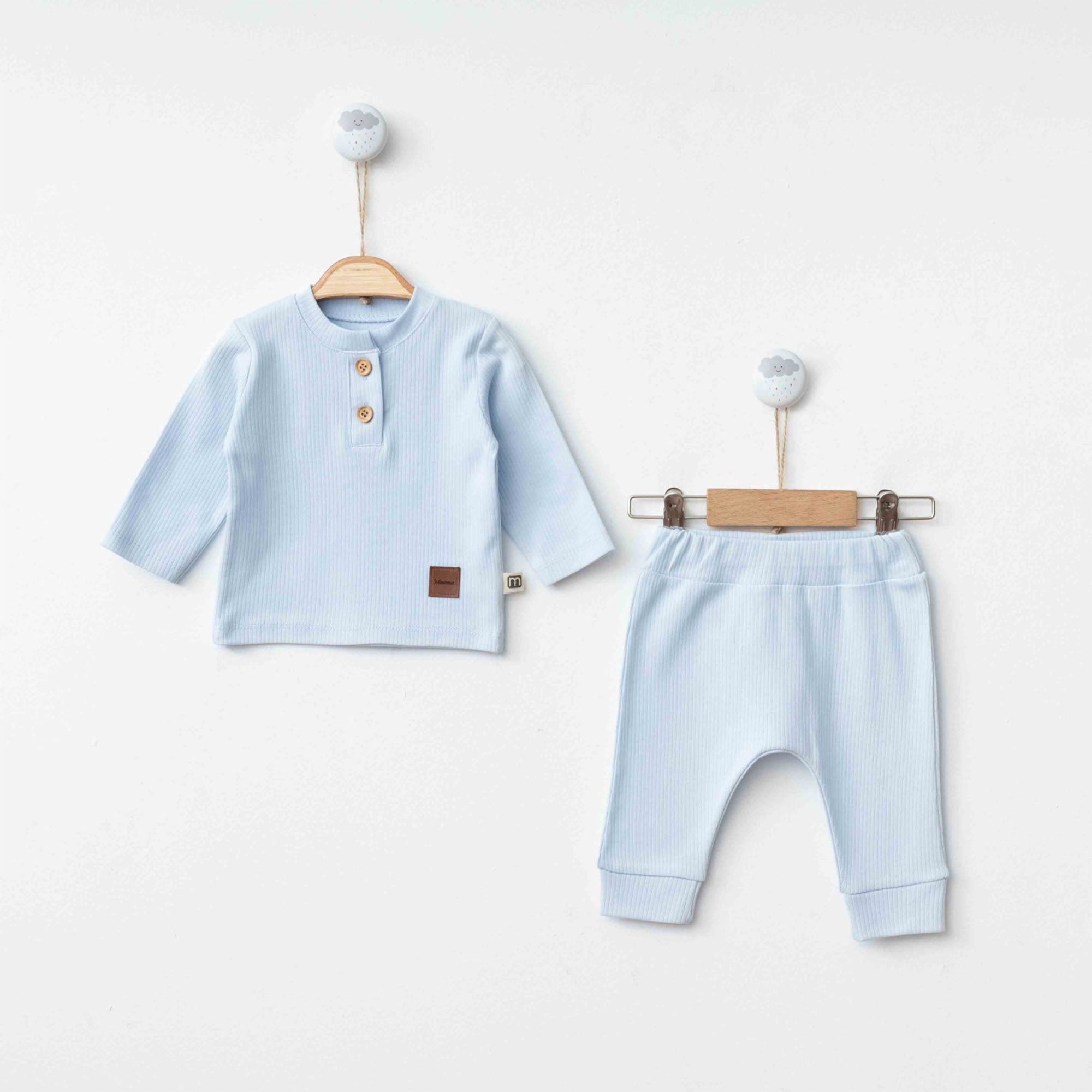 Darrel Baby Boy Blue Clothes Set