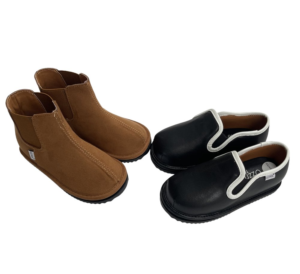 The David Bundle: 2 Pairs Of Easy-on  Barefoot Kids' Shoes