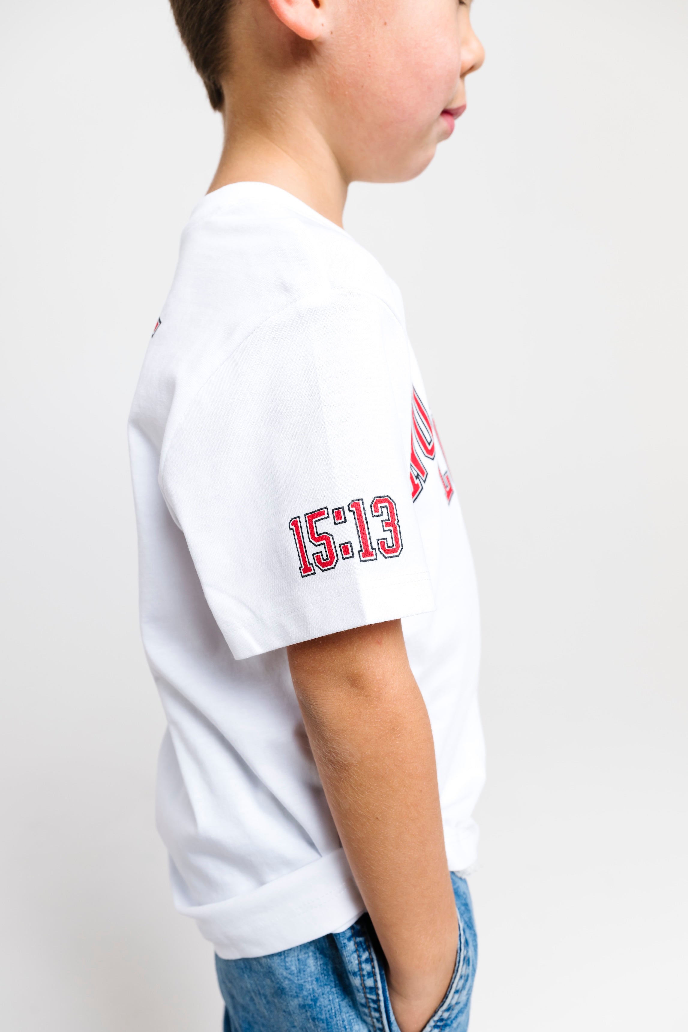 No Greater Love White Short Sleeve T-shirt Cotton