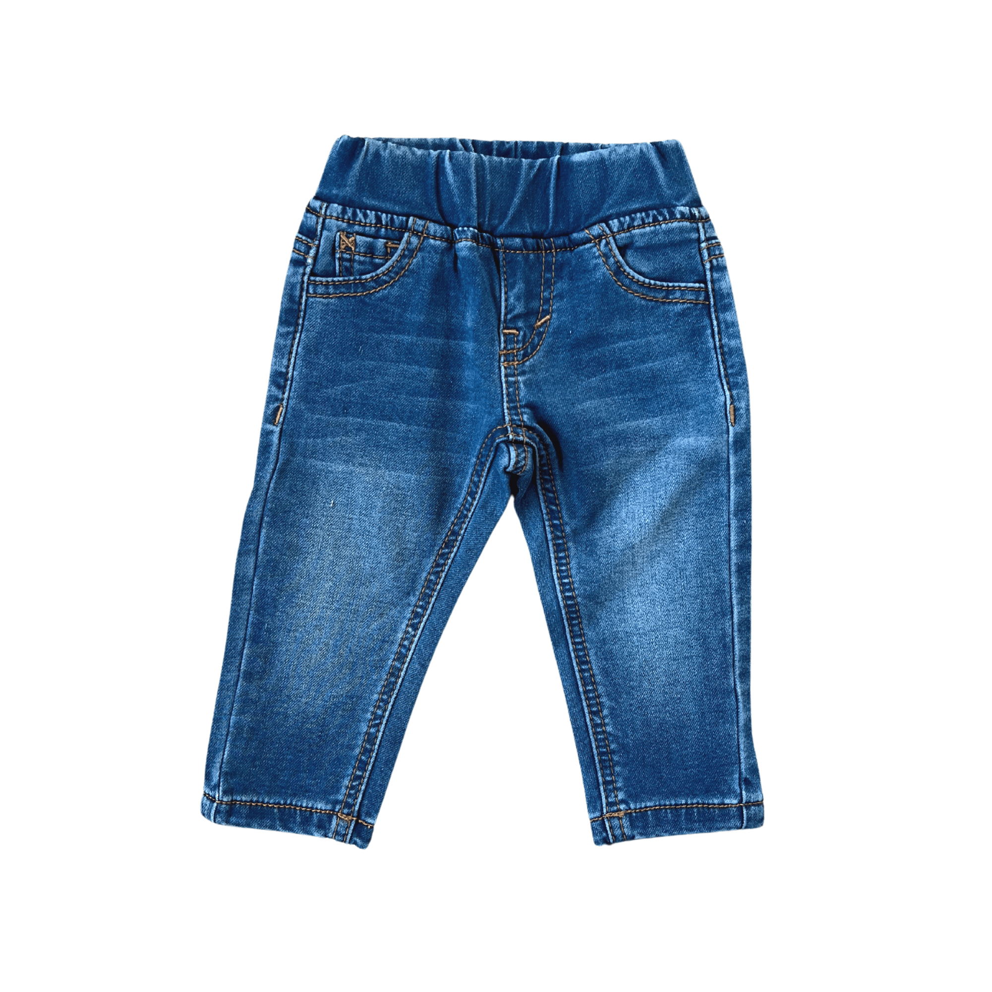 Boys Slim Denim Jeans In Jean Blue