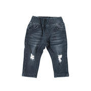 Boys Slim Denim Jeans In Black