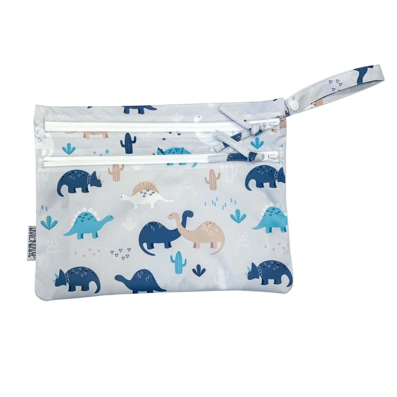 Desert Dinos - Waterproof Wet Bag (for Mealtime, On-the-go, And More!)