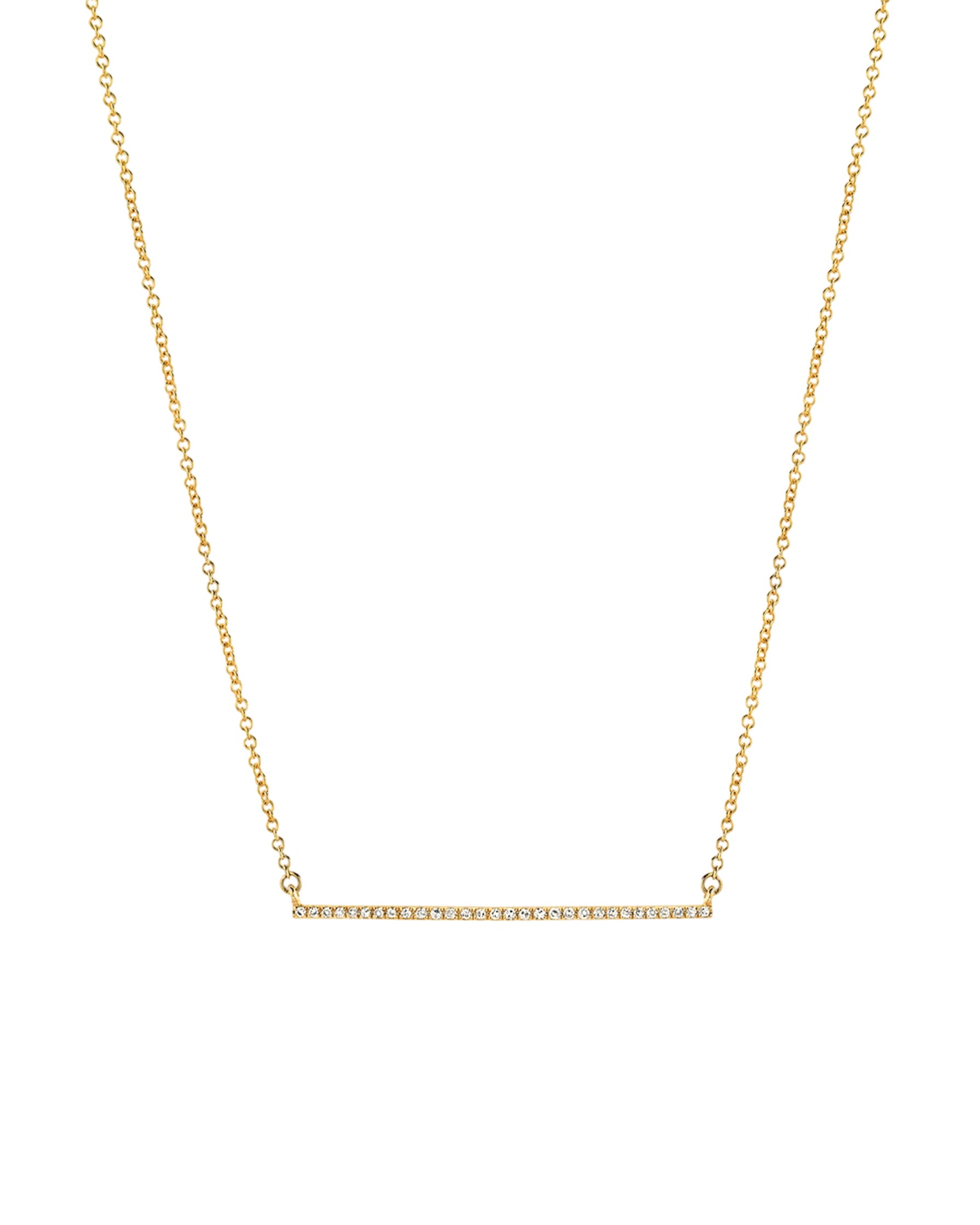 Diamond Bar Necklace