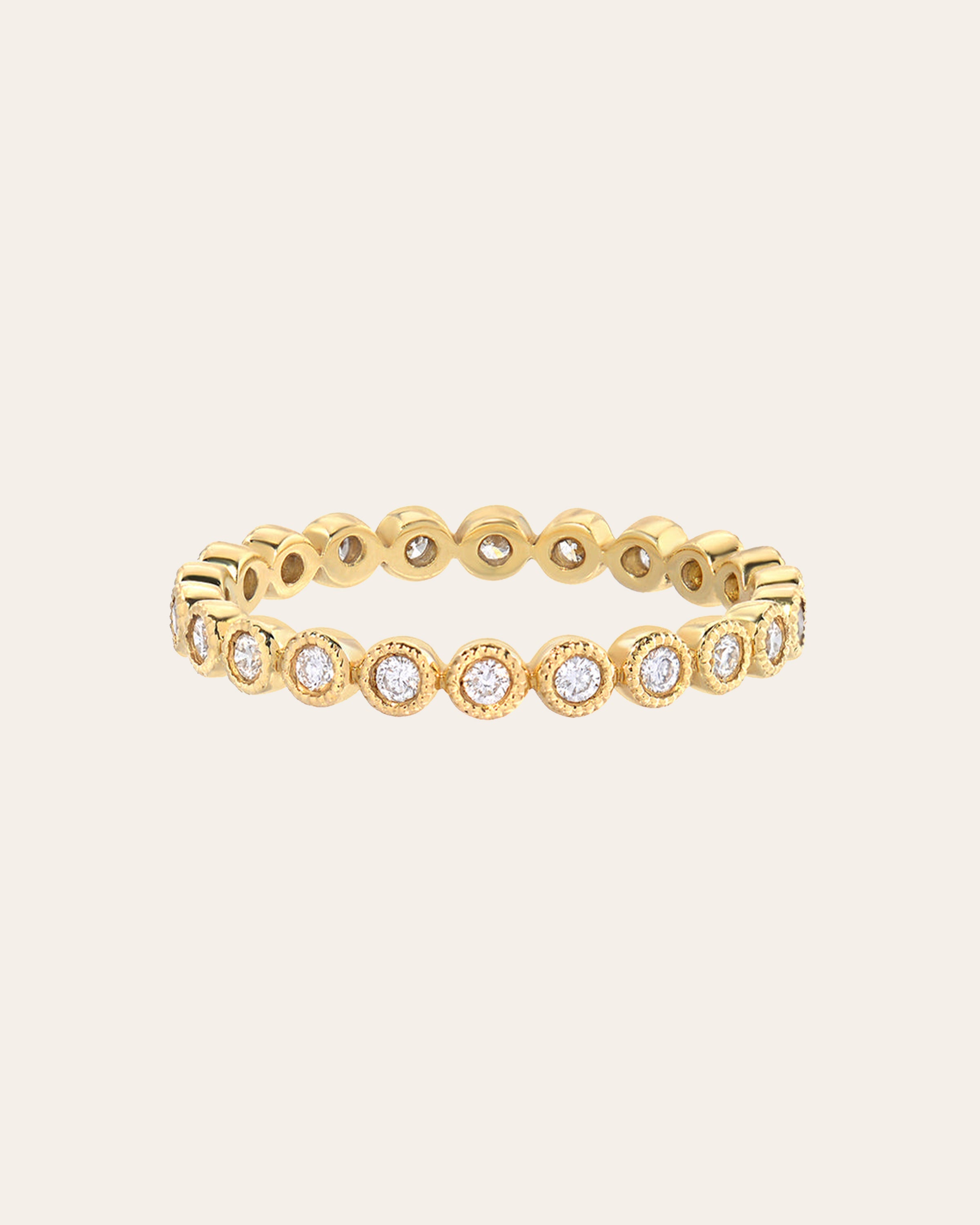 Diamond Bezel Eternity Band