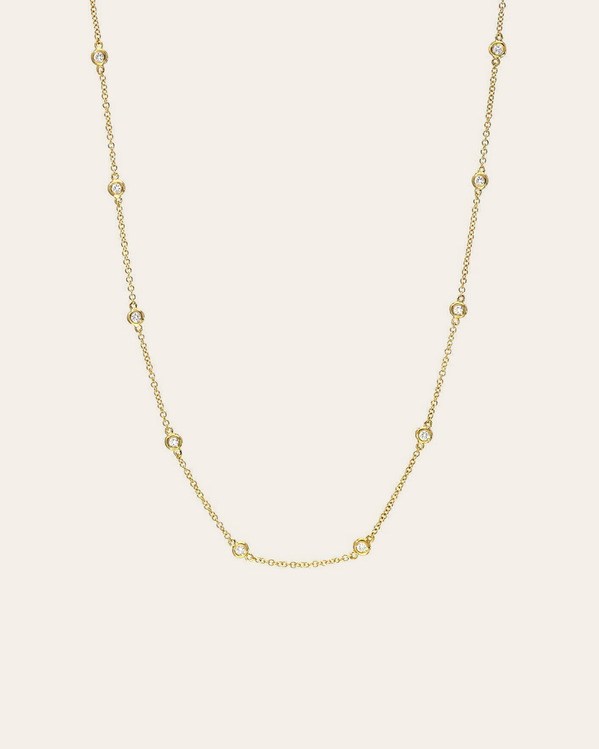 Diamond By The Yard Necklace