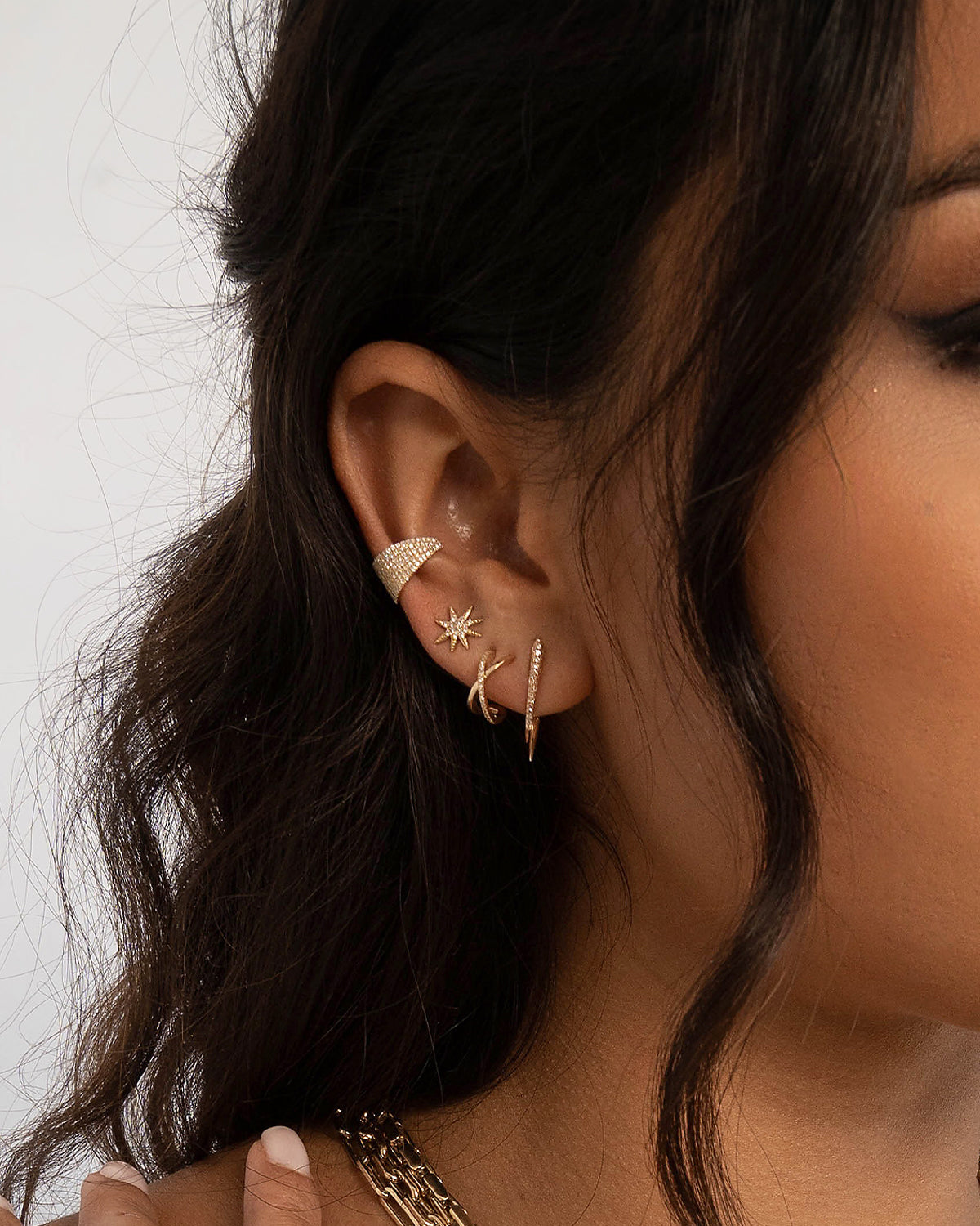 Jumbo Diamond Ear Cuff