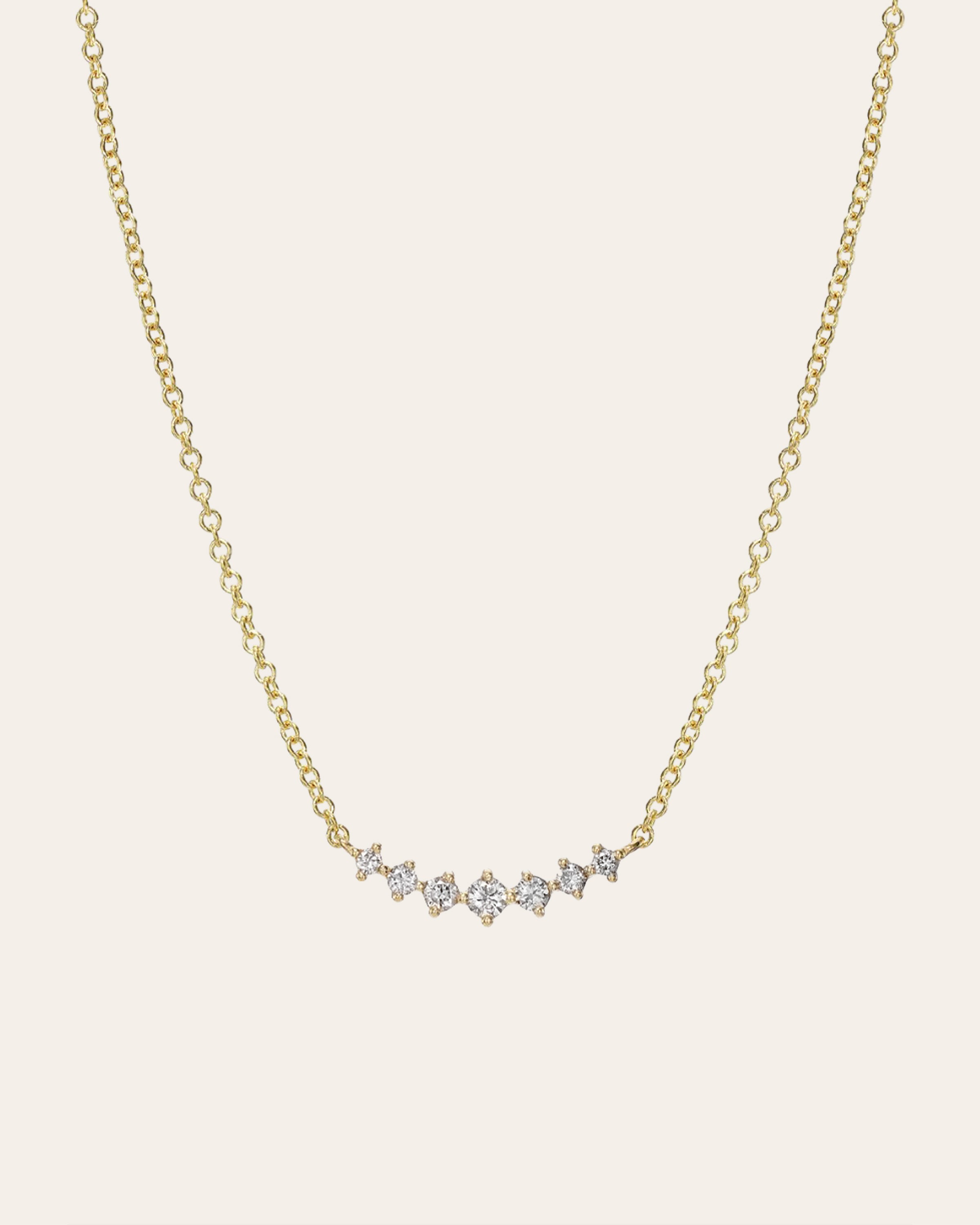 Diamond Cluster Necklace