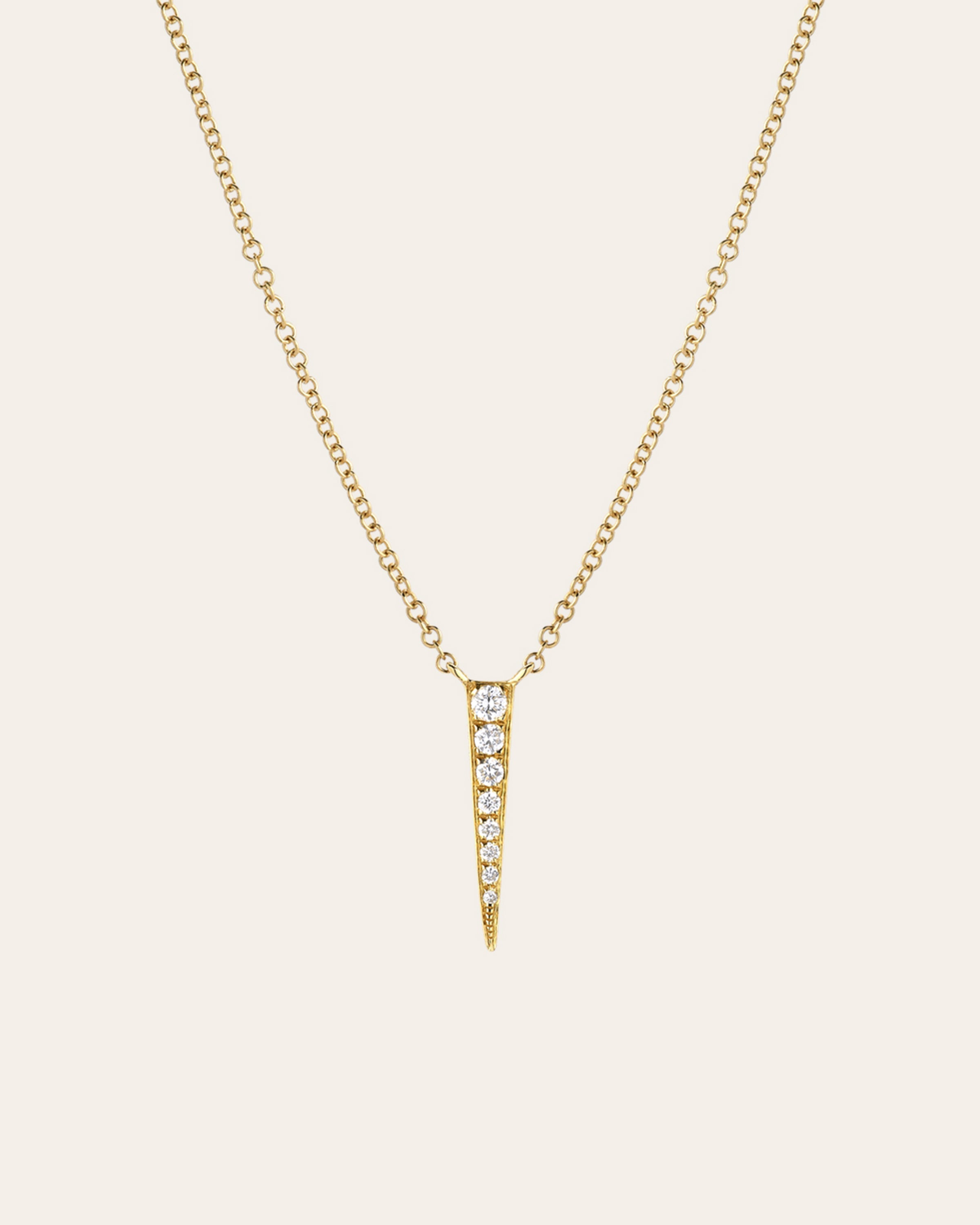 Diamond Dagger Necklace