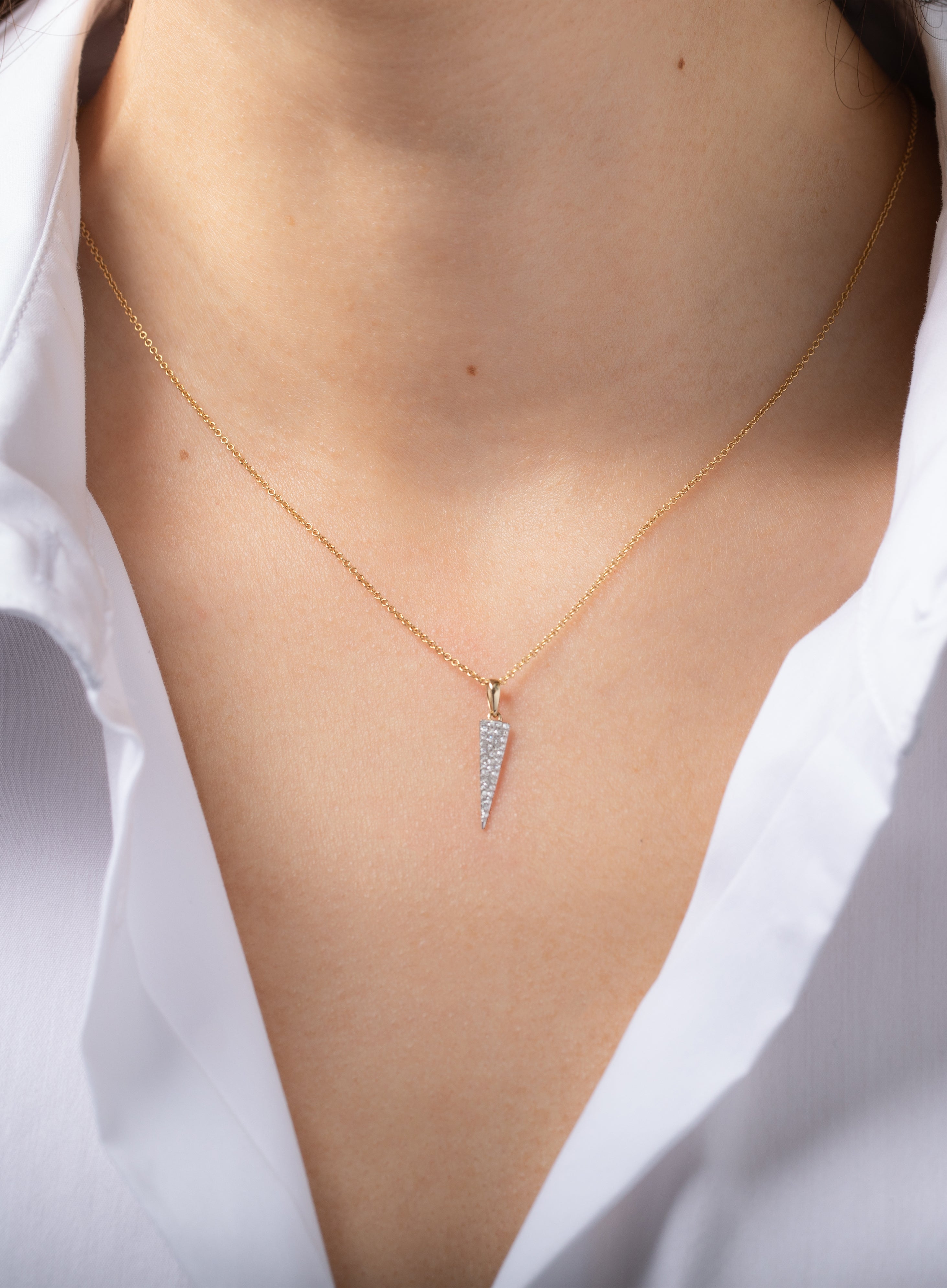 Diamond Dagger Pendant