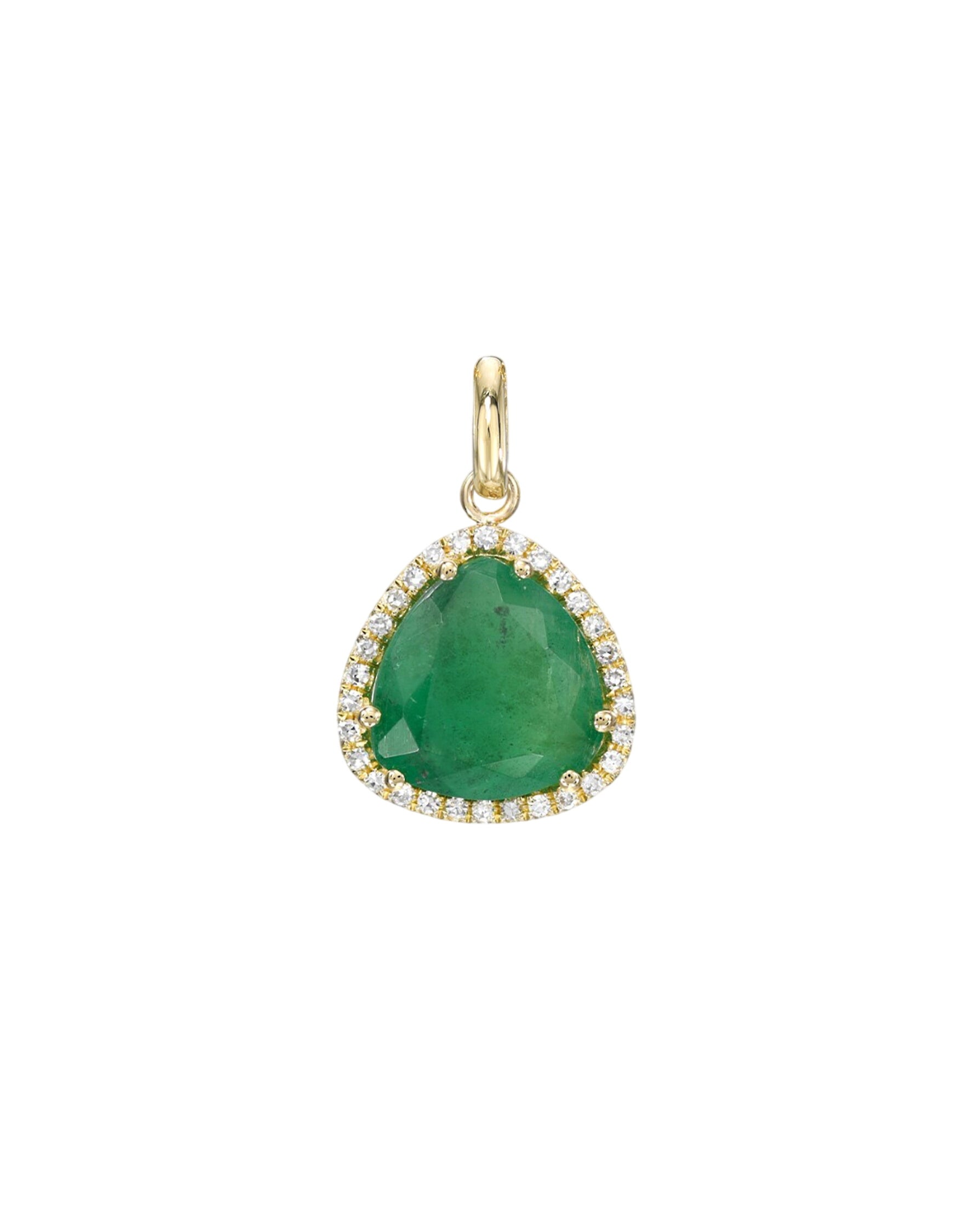 Diamond Emerald Pendant