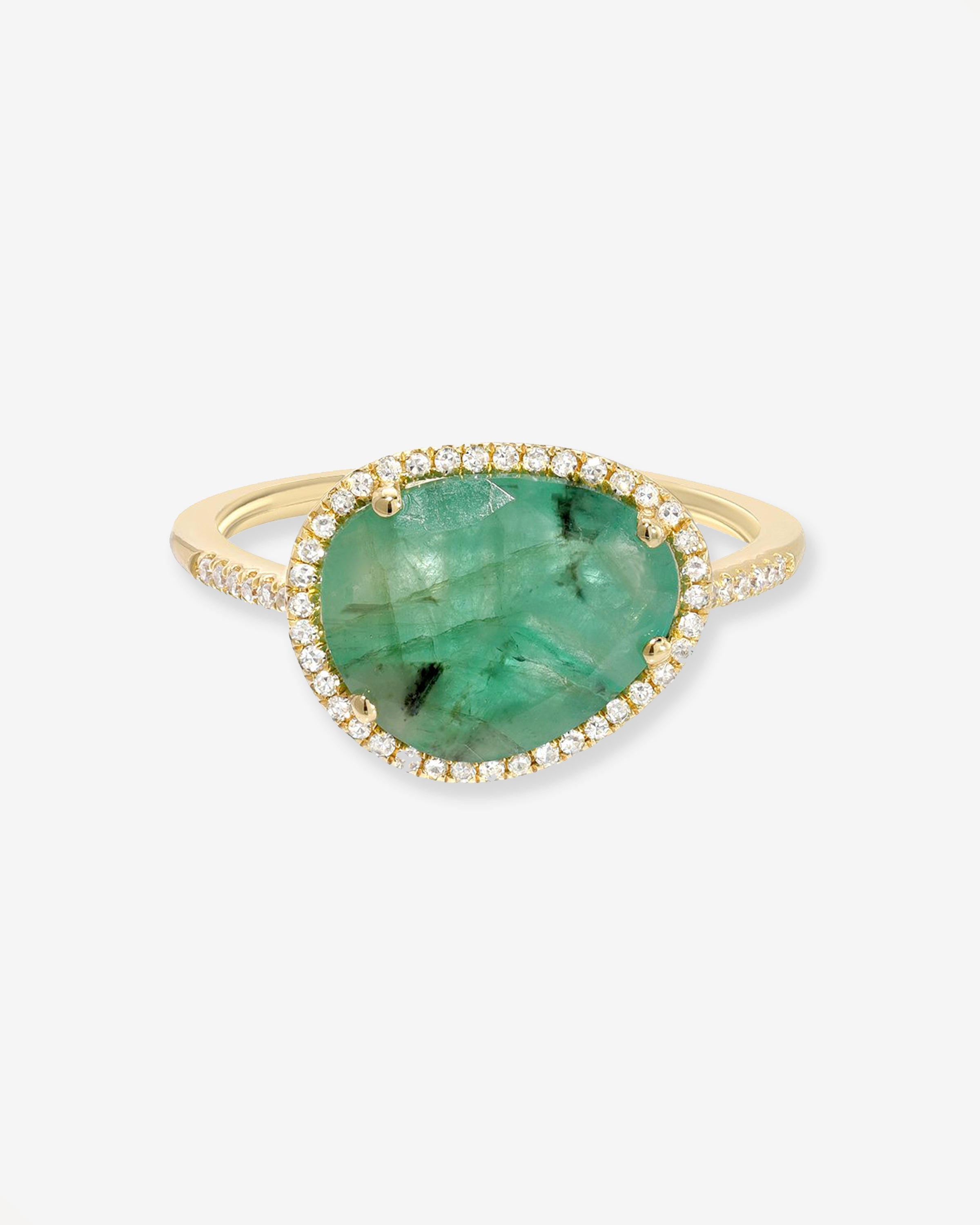 Diamond Emerald Ring
