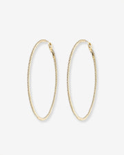 Diamond Large Hoops