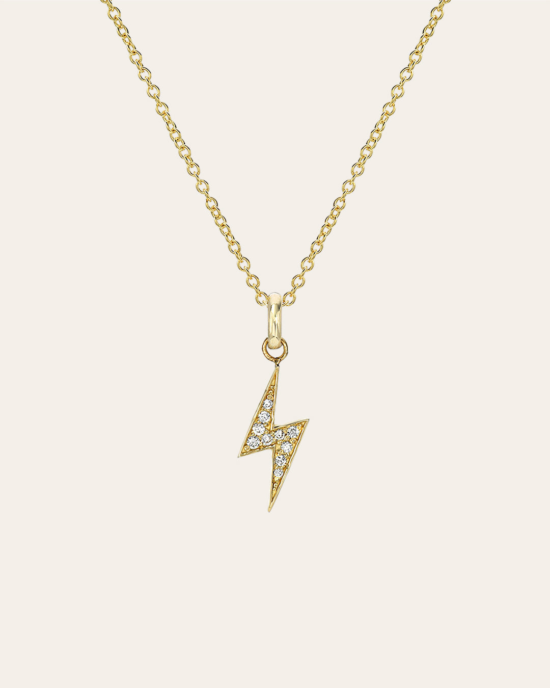 Diamond Lightning Bolt Necklace