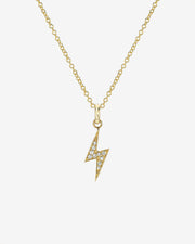 Diamond Lightning Bolt Necklace