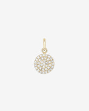 Diamond Small Disc Pendant