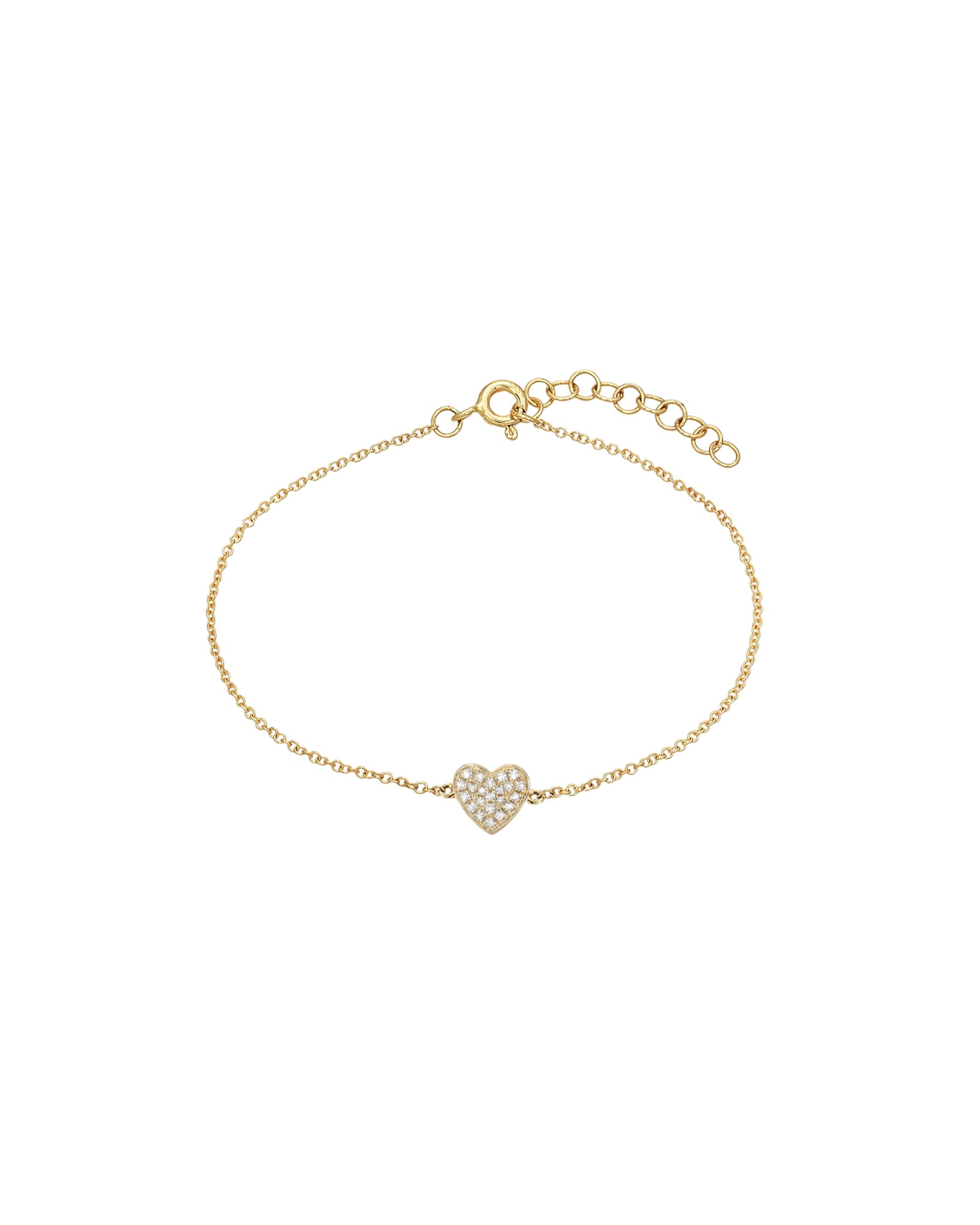 Diamond Heart Bracelet