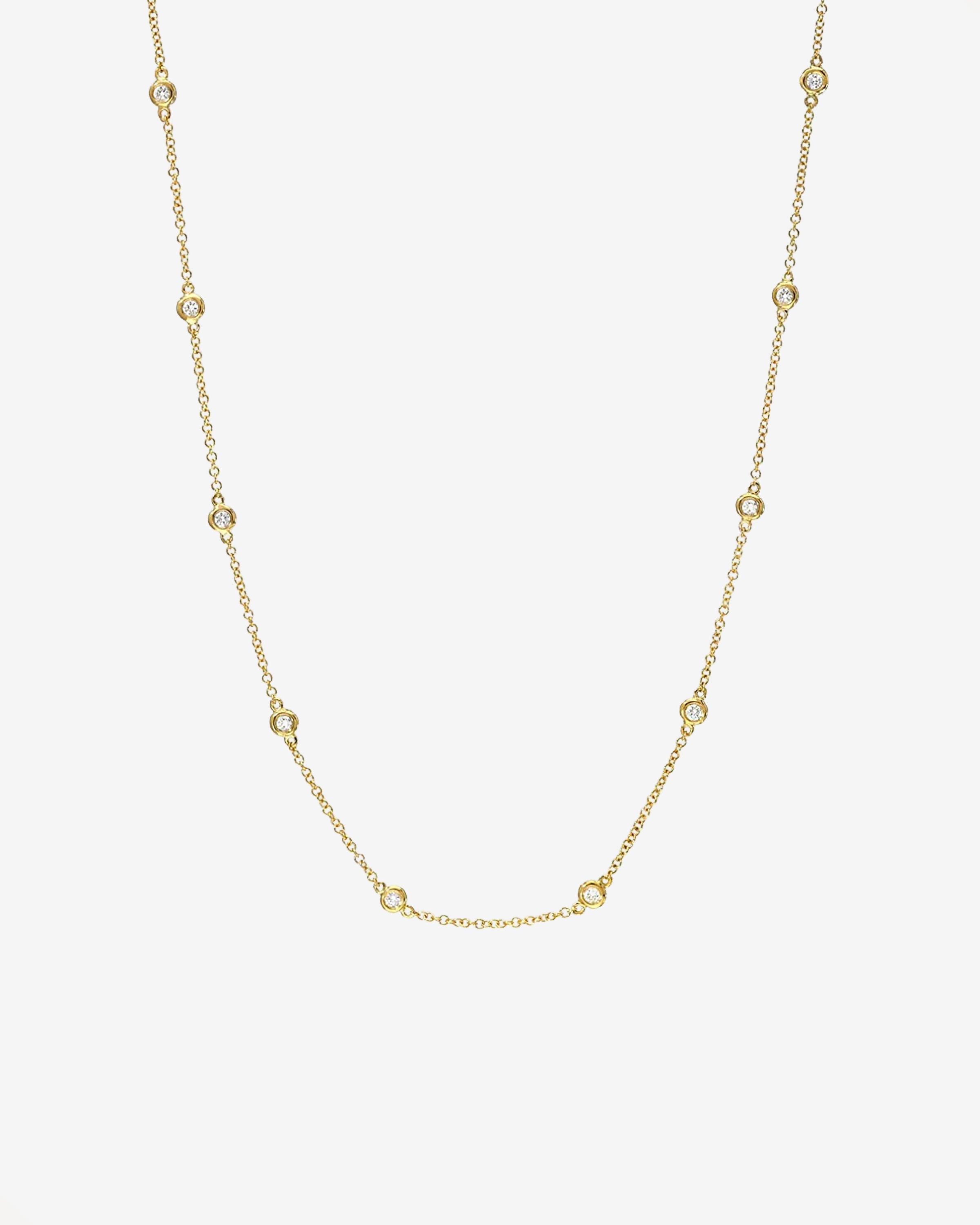 Diamond By The Yard Necklace