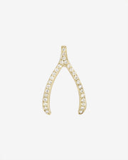 Diamond Wishbone Pendant