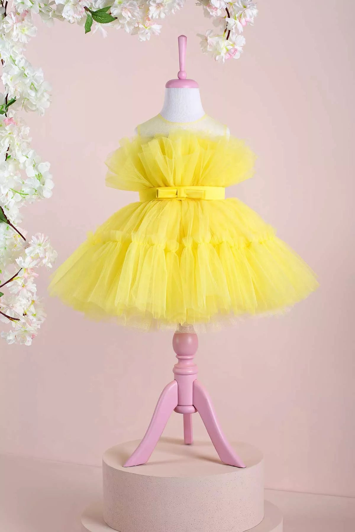 Diana Yellow Party Dress