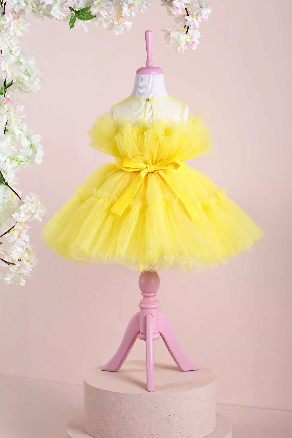 Diana Yellow Party Dress