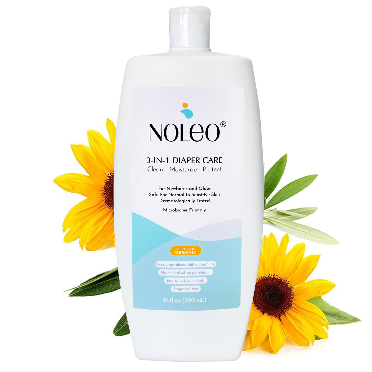 Noleo 3-in-1 - Diaper Rash Cream - Ewg Verified