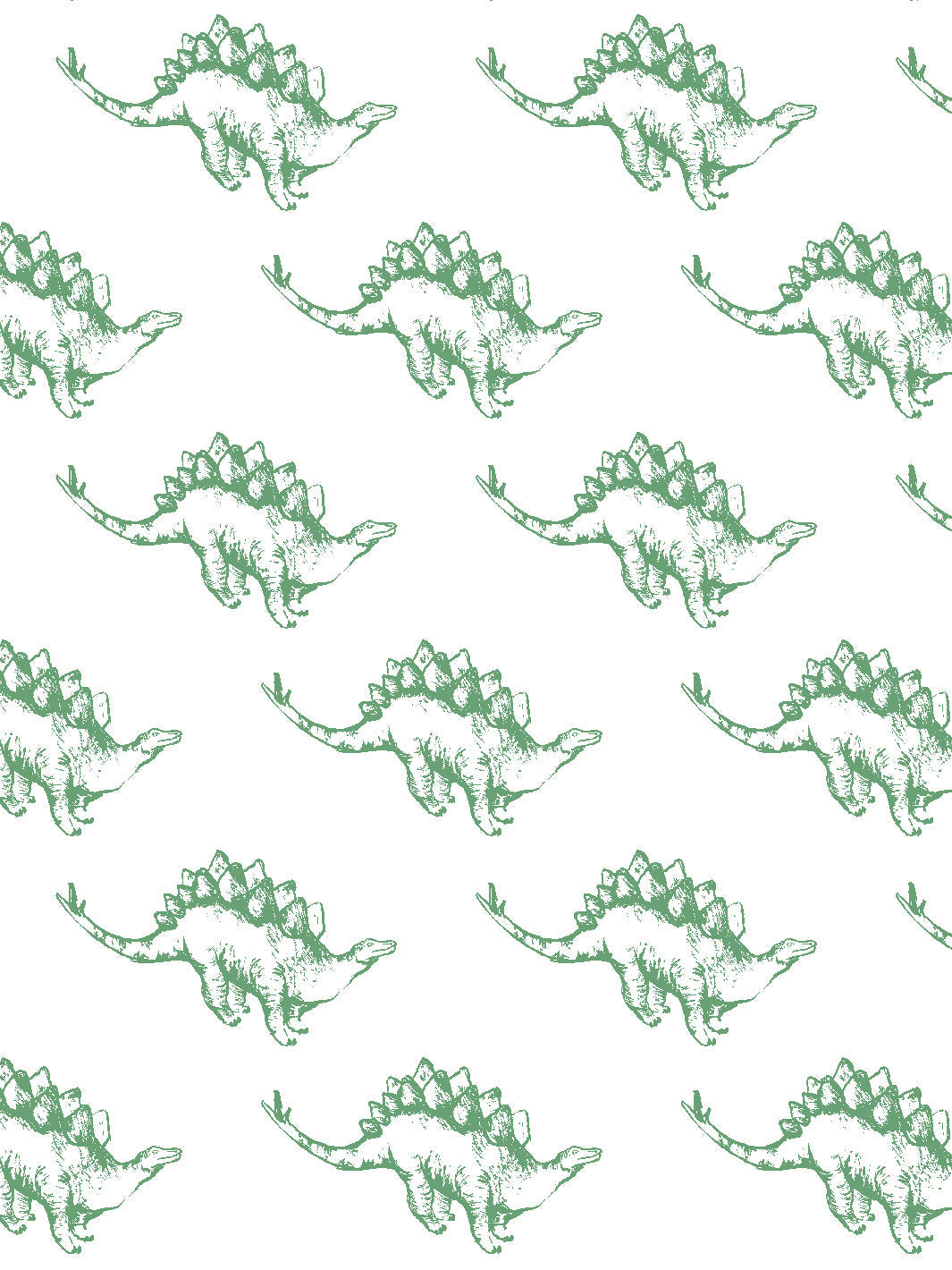 'dinos' Wallpaper By Tea Collection - Green