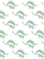 'dinos' Wallpaper By Tea Collection - Green