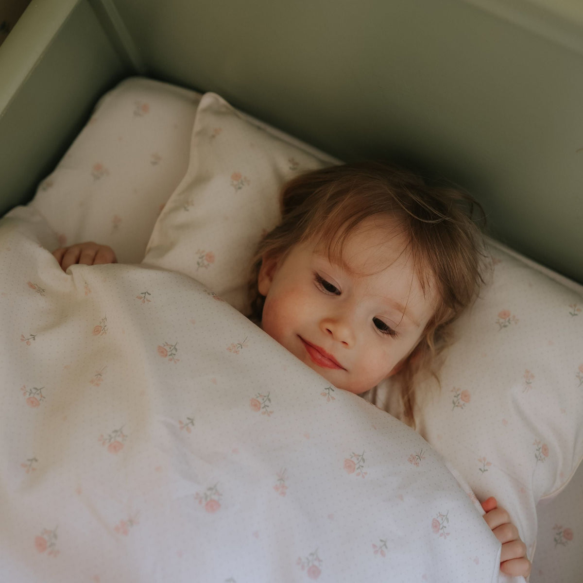 Ditsy Floral Toddler Duvet - Pink