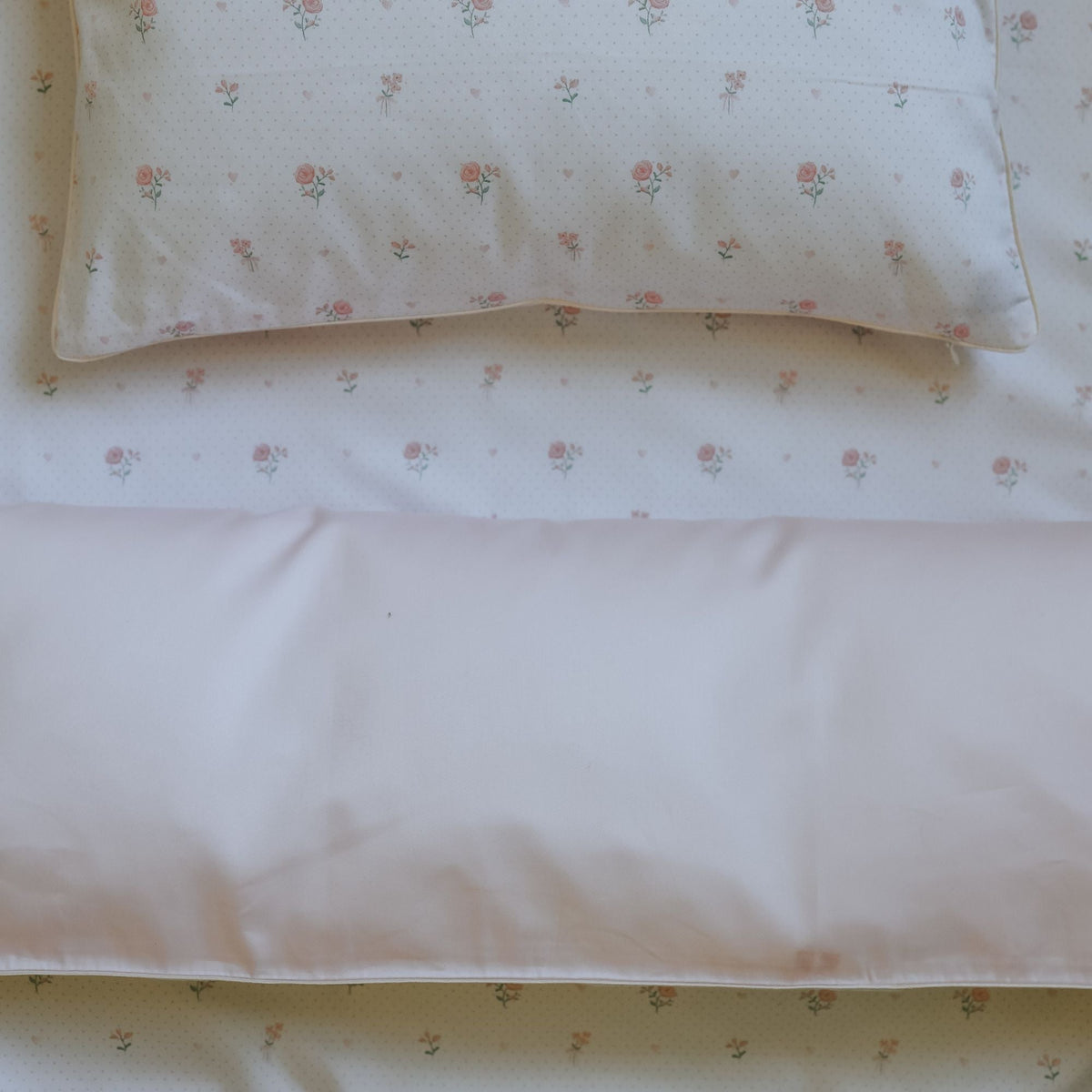 Ditsy Floral Toddler Duvet - Pink