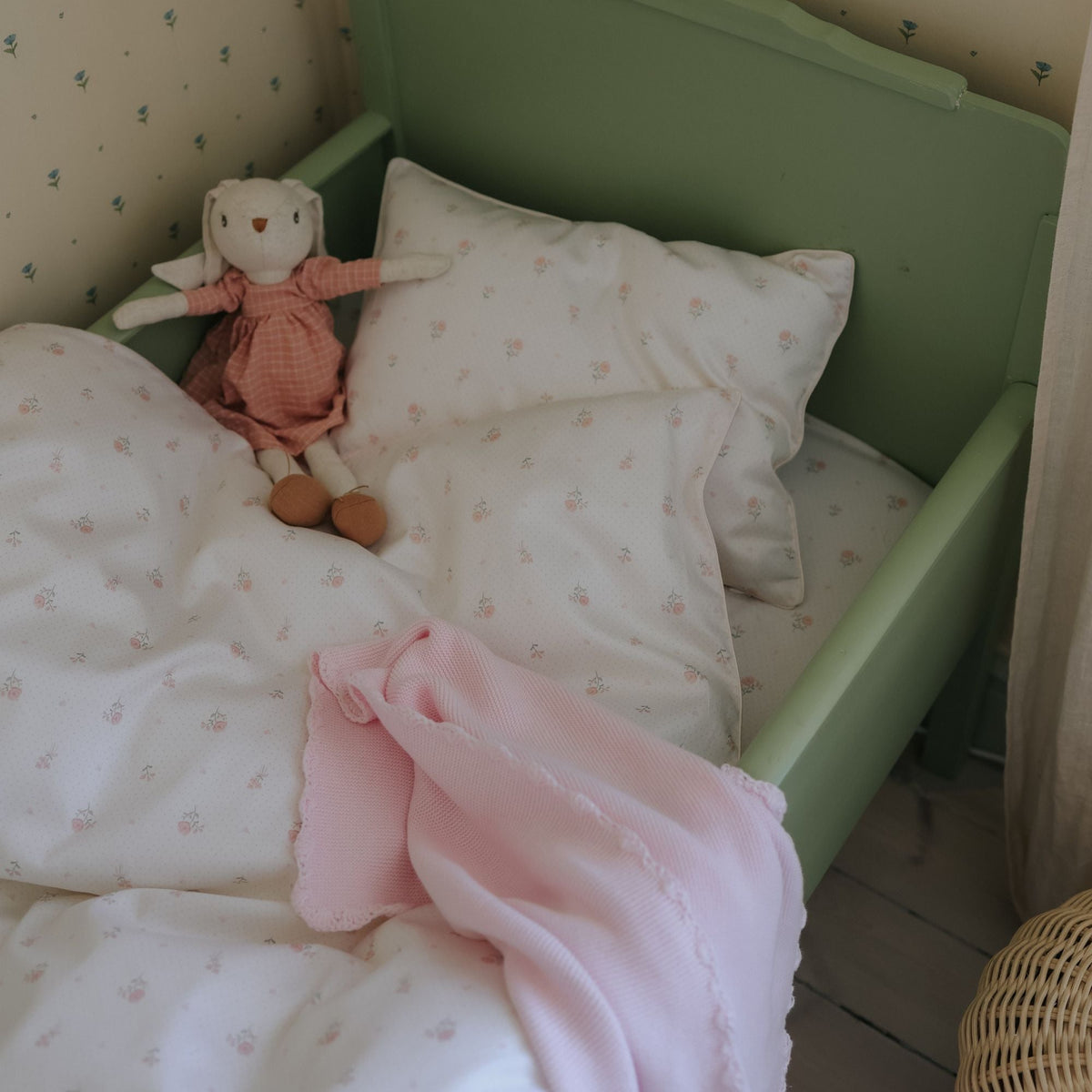 Ditsy Floral Toddler Duvet - Pink