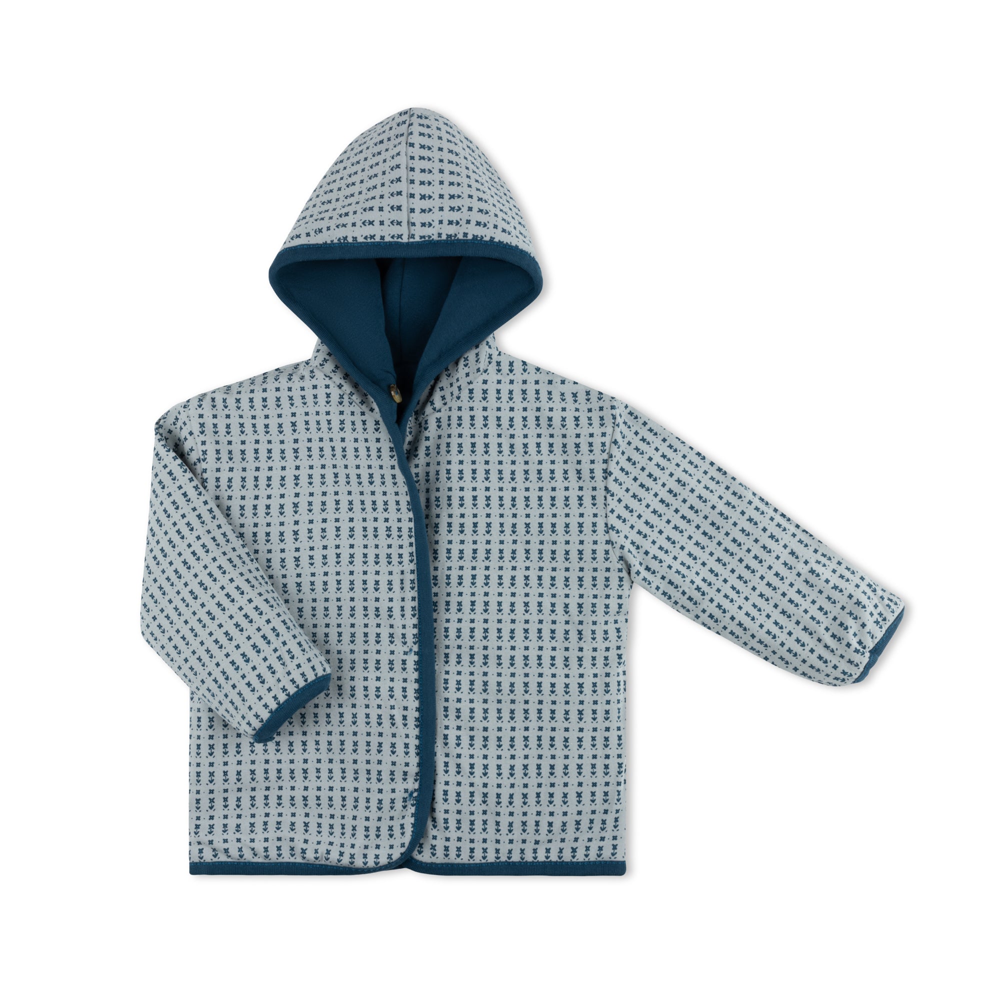 Ditsy Print Jacket And Hat