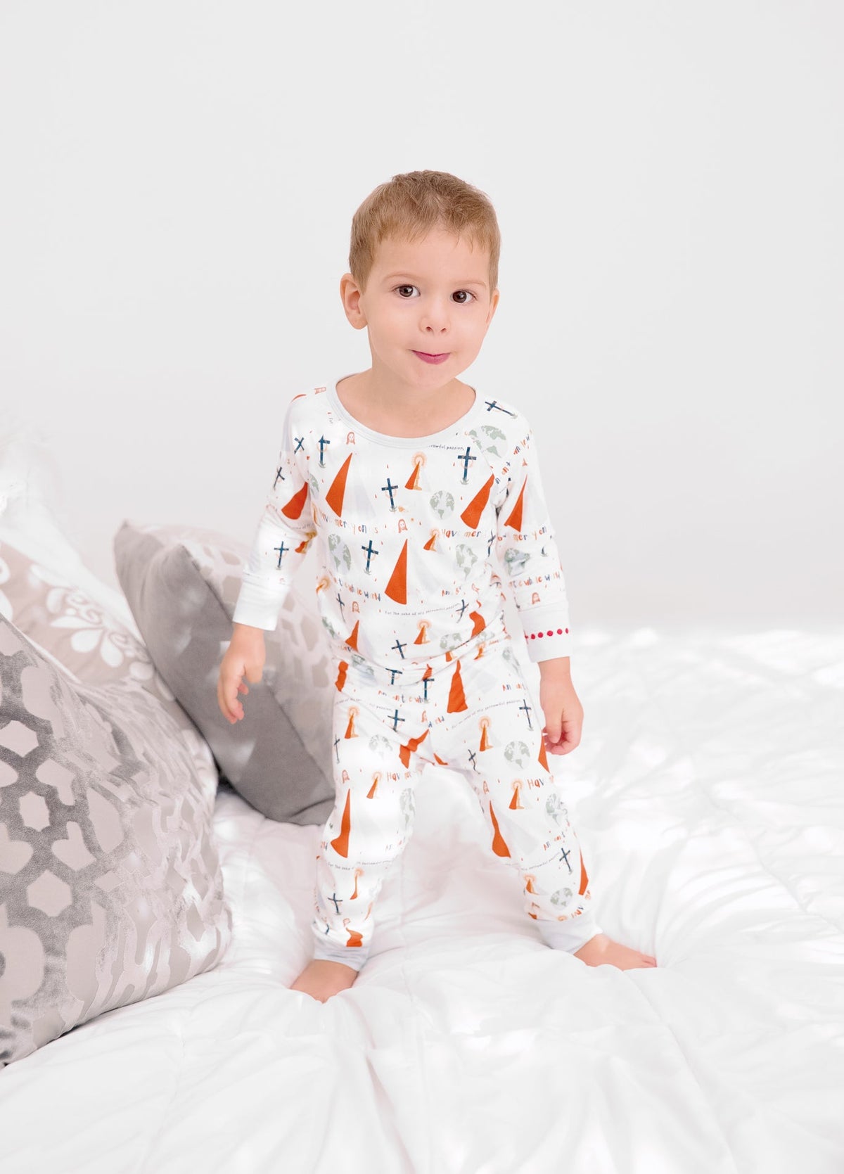 Divine Mercy Two Piece Kids Pajamas