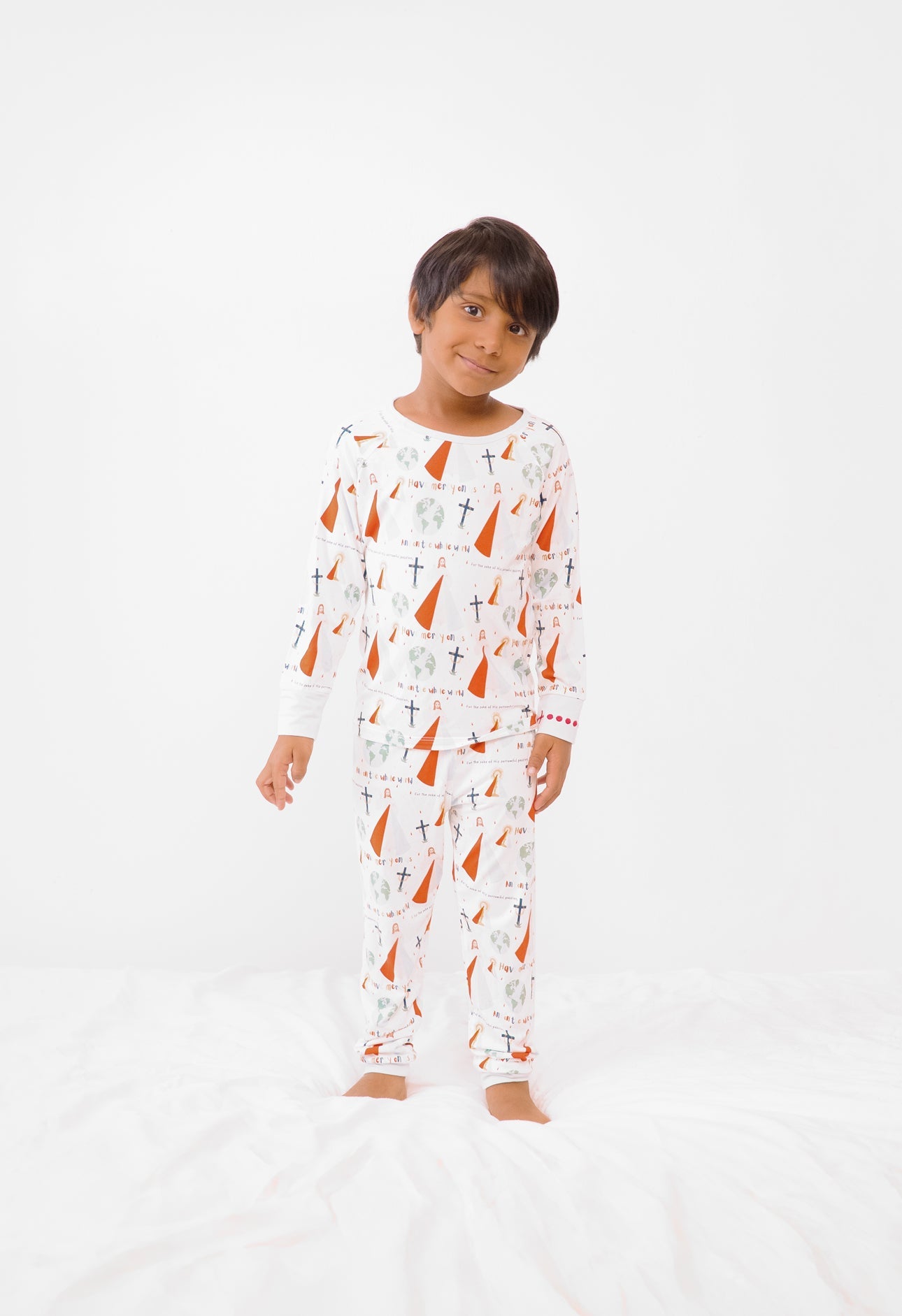 Divine Mercy Two Piece Kids Pajamas