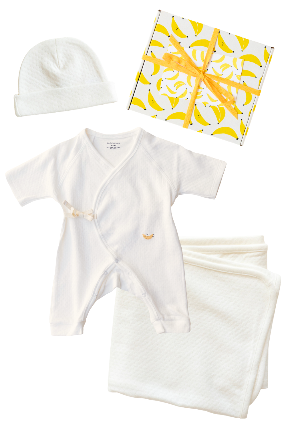 White Pointelle Baby Gift Set