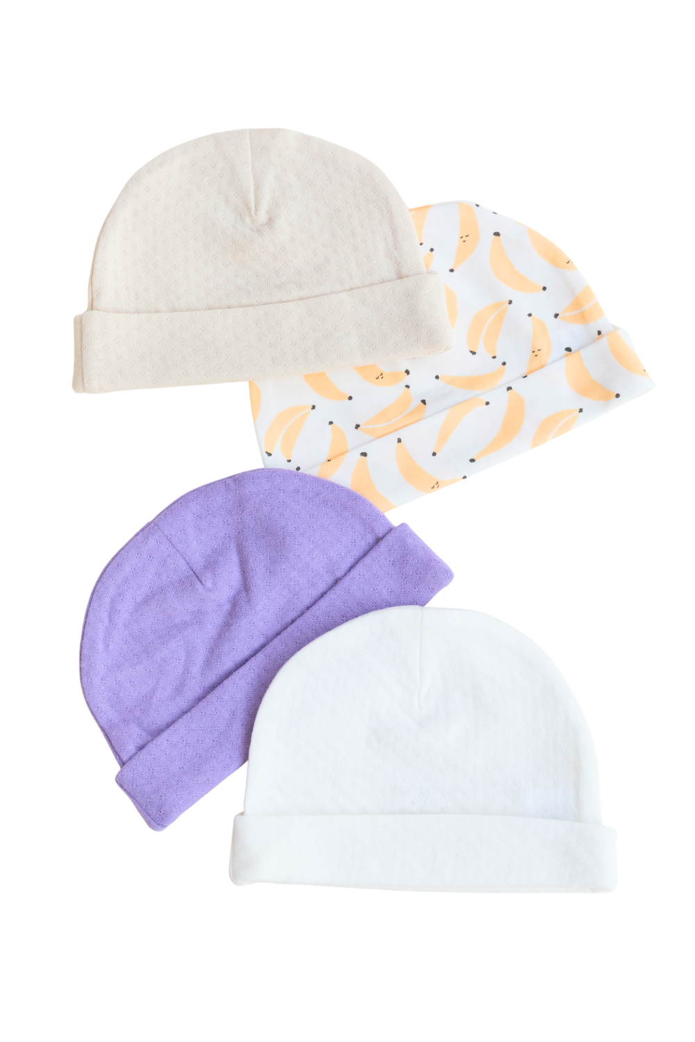 Lilac Pointelle Lune Hat