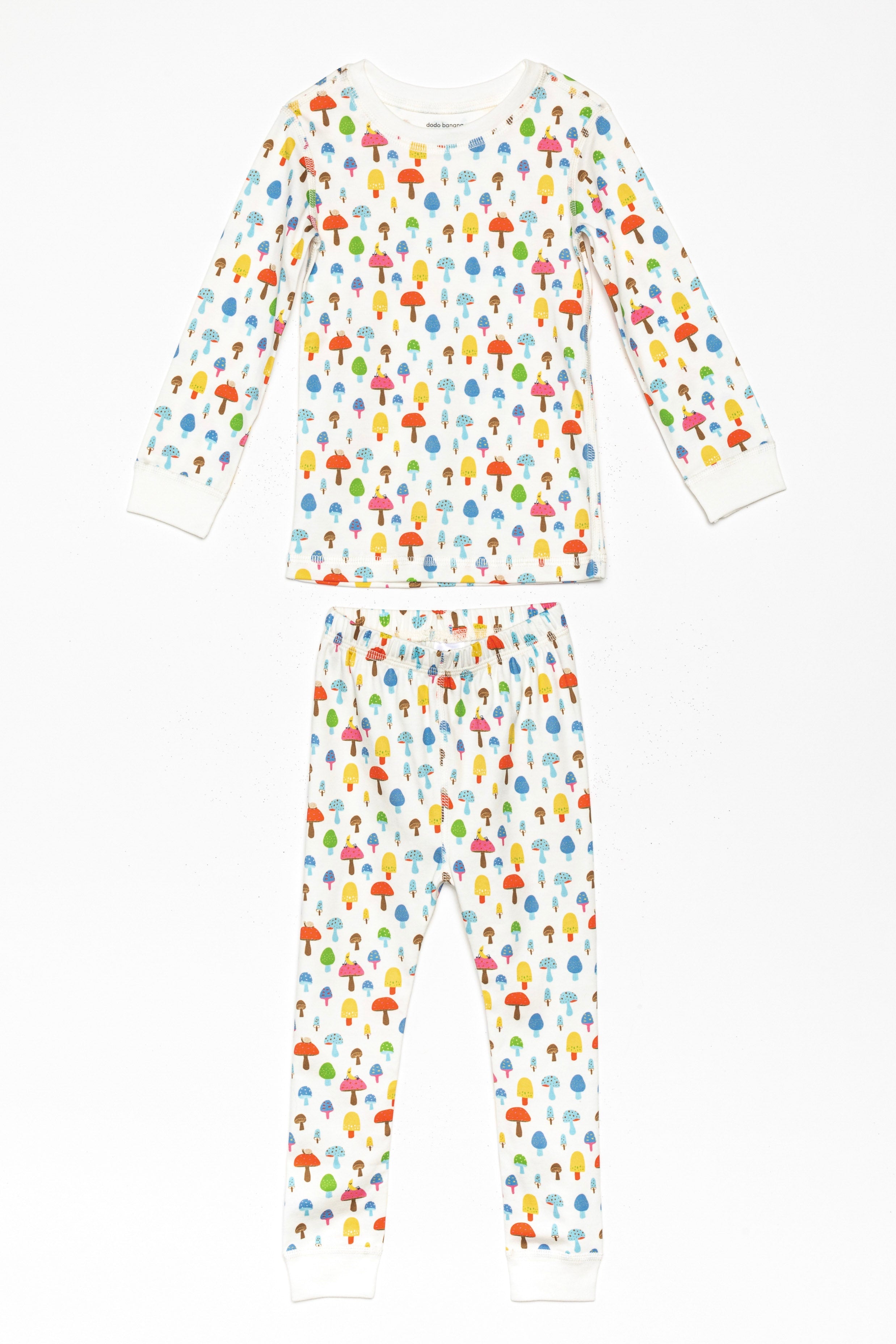 Magic Mushrooms Organic Pima Cotton Pajama Set