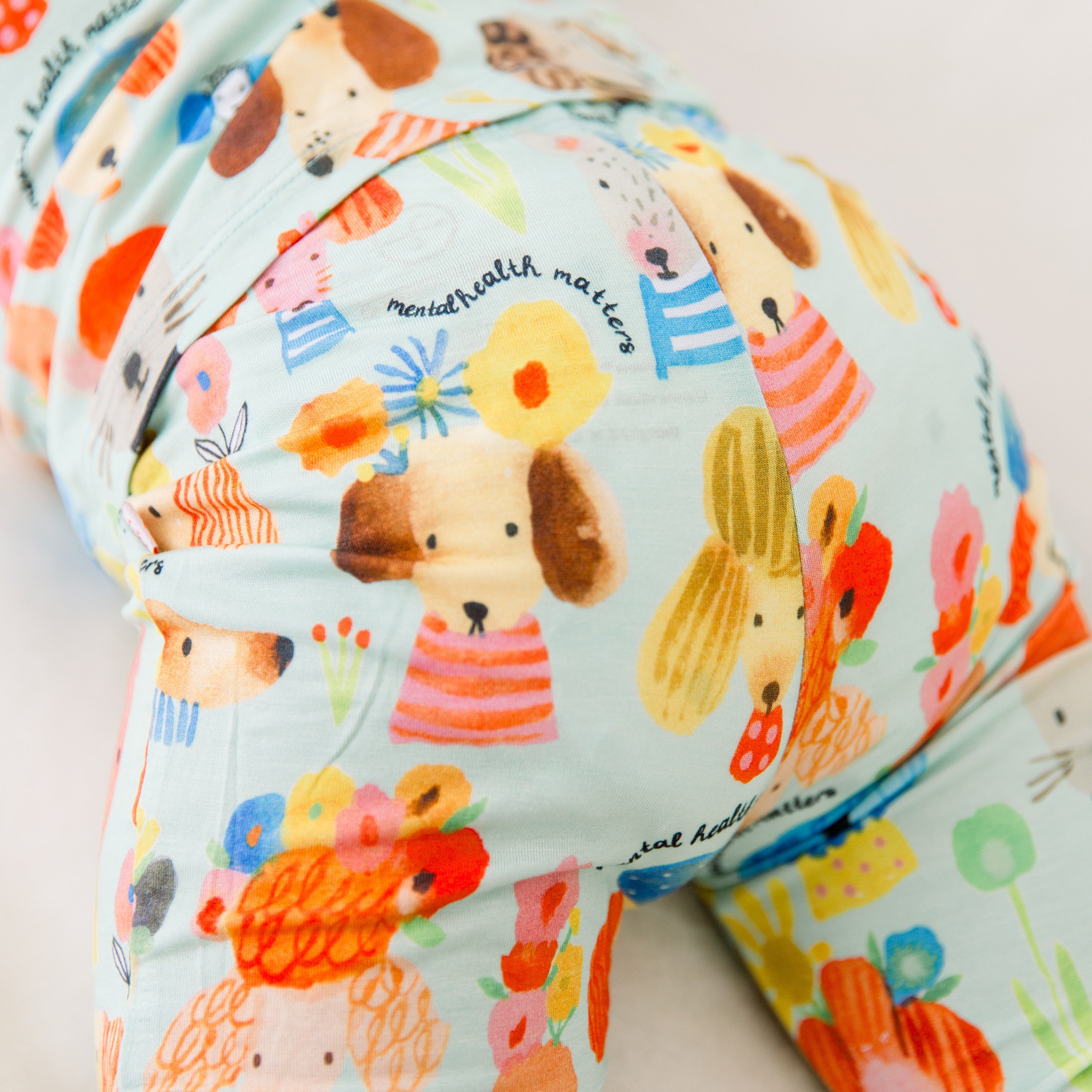 The Second-skin 2-piece Pajama | Mindful Doggos | "mental Health Matters"