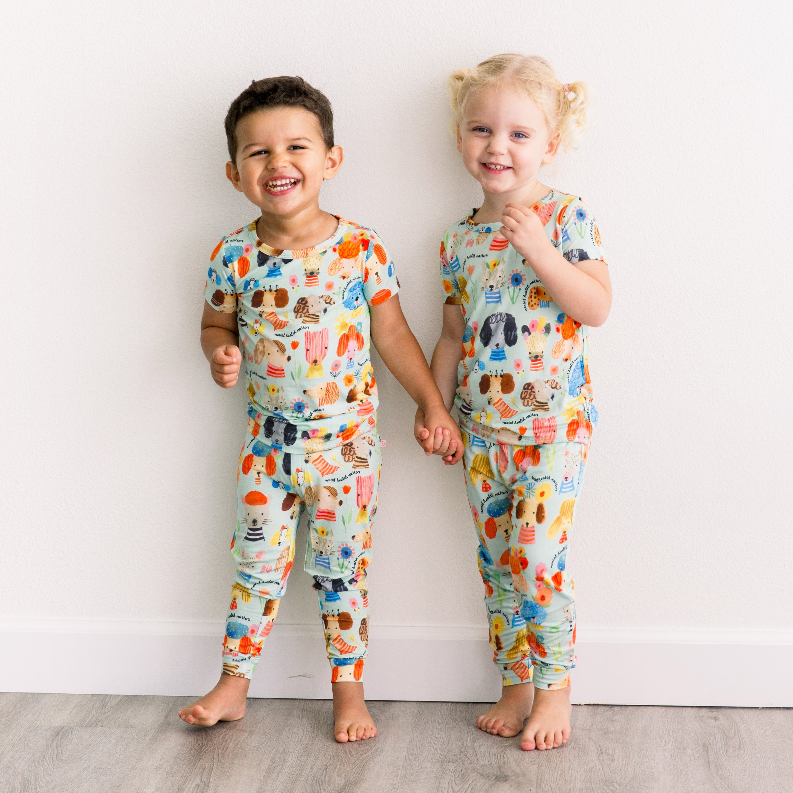 The Second-skin 2-piece Pajama | Mindful Doggos | "mental Health Matters"