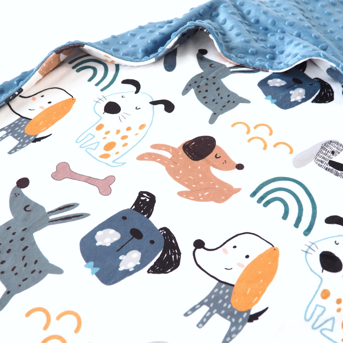 My Best Friends (dogs) Minky Baby Blanket